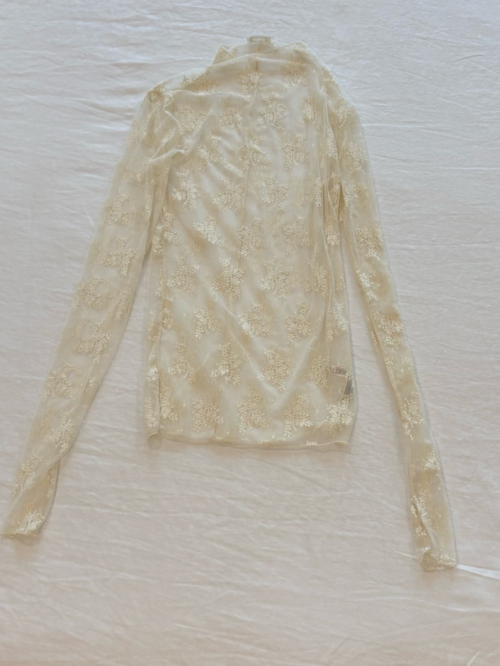 NWOT Free People Lady Luxe Layering Top - Cream